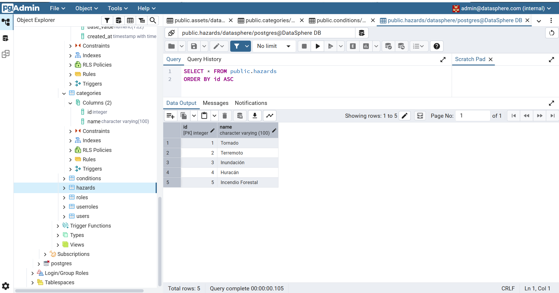 Registros de base de datos 7