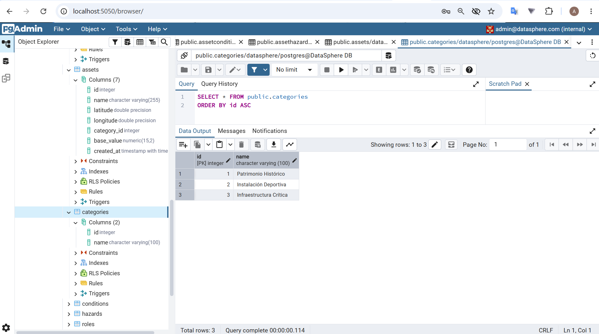 Registros de base de datos 5