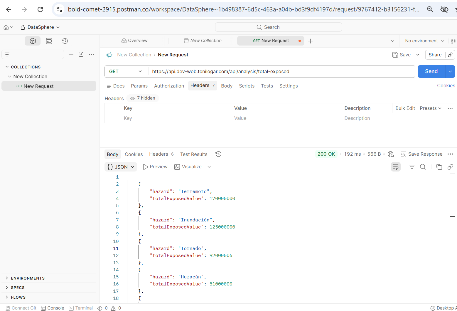 Get Query B Postman